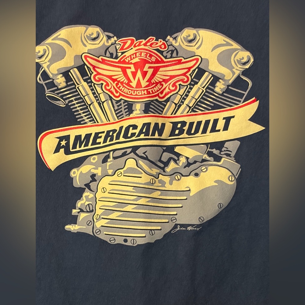 Dale’s Wheels Through Time shirt size Large